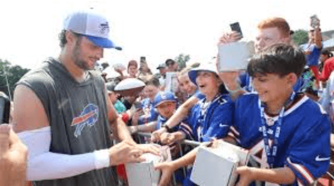 Bills Star Josh Allen Accidentally Saves a Fan’s Life During Midweek Practice — The Story That’s Taking Over the NFL
