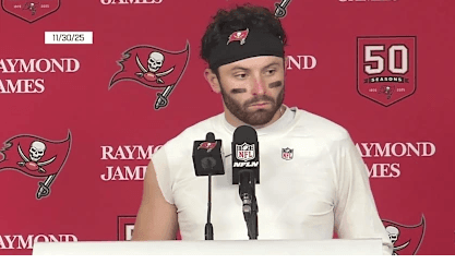 Buccaneers QB Baker Mayfield Demands Justice After Fan’s Memorial Scarf Is Stolen at Raymond James Stadium – Shameful Incident Sparks Outrage Across Bucs Nation