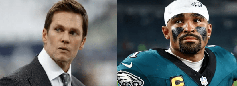 NFL Legend Tom Brady Stuns the Football World After Unexpectedly Defending Jalen Hurts on FOX – And Hurts’ Seven-Word Response Leaves Everyone Silent