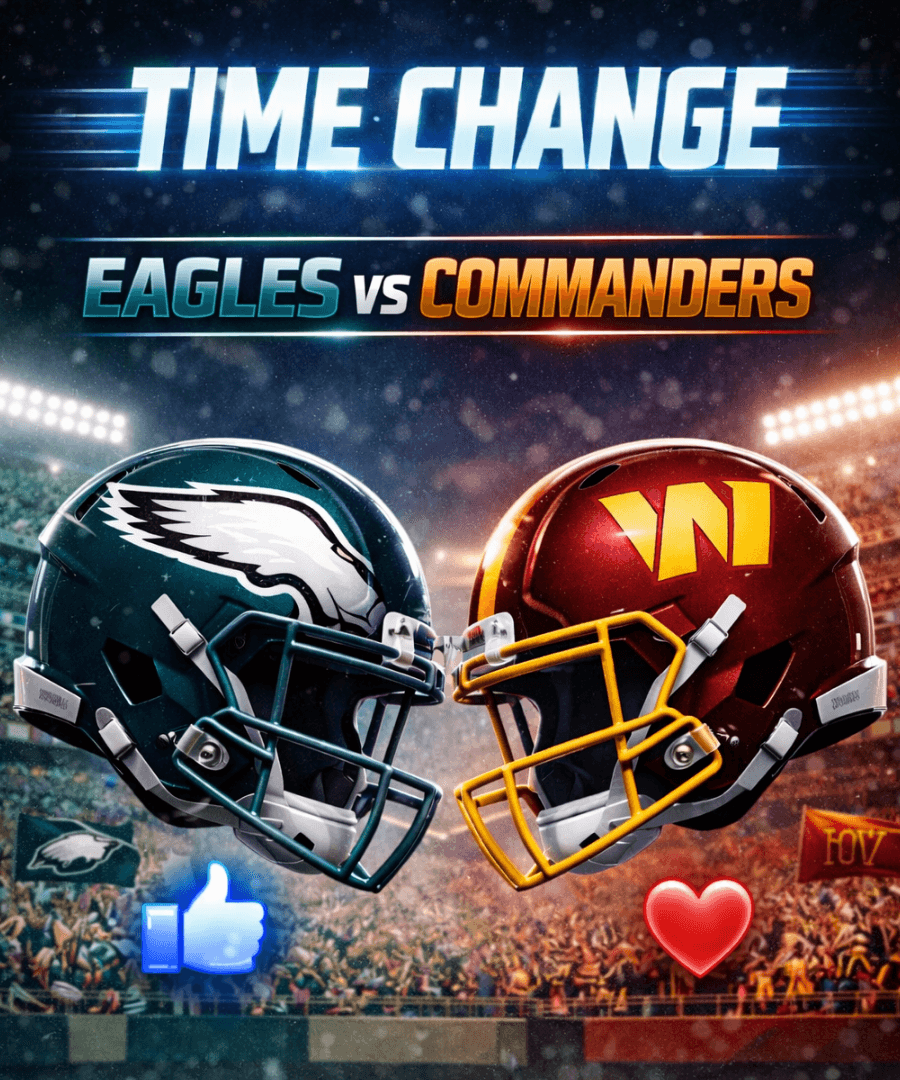 TIME UPDATE: Philadelphia Eagles vs. Washington Commanders – How to Watch/Listen to NFL Week 16