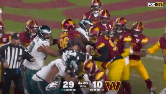 NFL Commissioner Roger Goodell Officially Issues Double Punishment for Commanders Players — Not Just the Eagles — After Late Fourth-Quarter Brawl in Eagles vs. Commanders Game