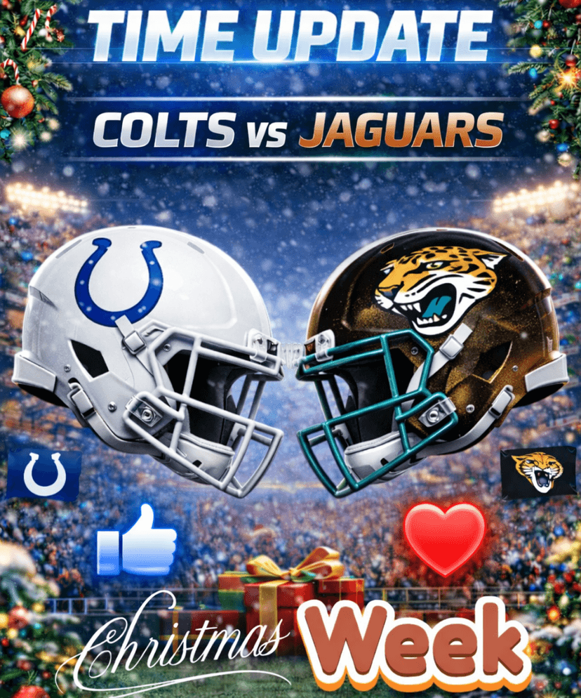 TIME UPDATE: Indianapolis Colts vs. Jacksonville Jaguars – How to Watch/Listen to NFL Week 17