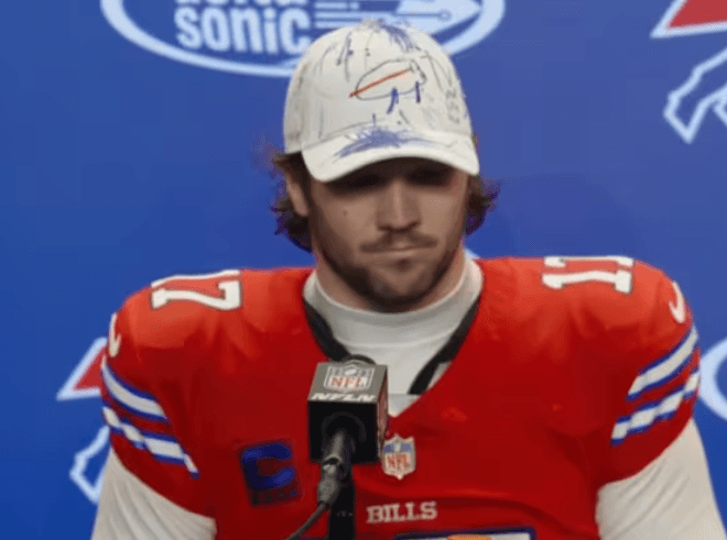 Bills Superstar Josh Allen Delivers a Fiery Response When Asked About the Failed Two-Point Conversion That Cost Buffalo the Win Against the Eagles