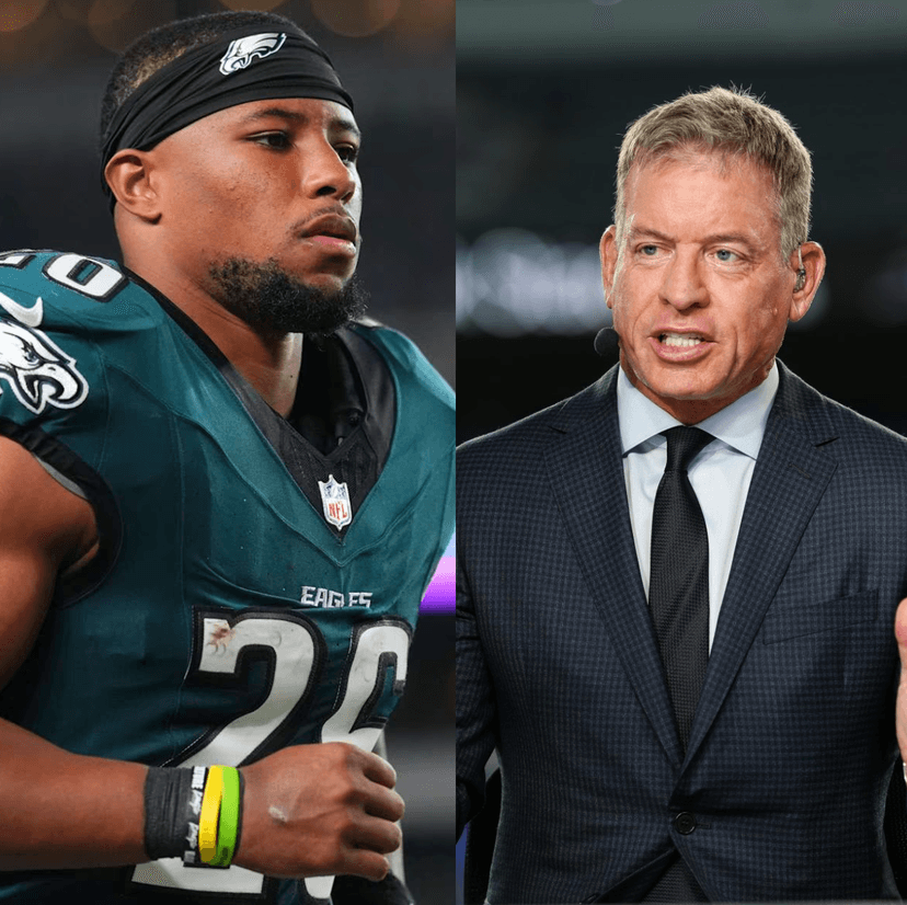 “Think I Give A Fk What He Has To Say?” – Eagles Star Saquon Barkley Goes Off On Troy Aikman After Loss to Commanders on ESPN**