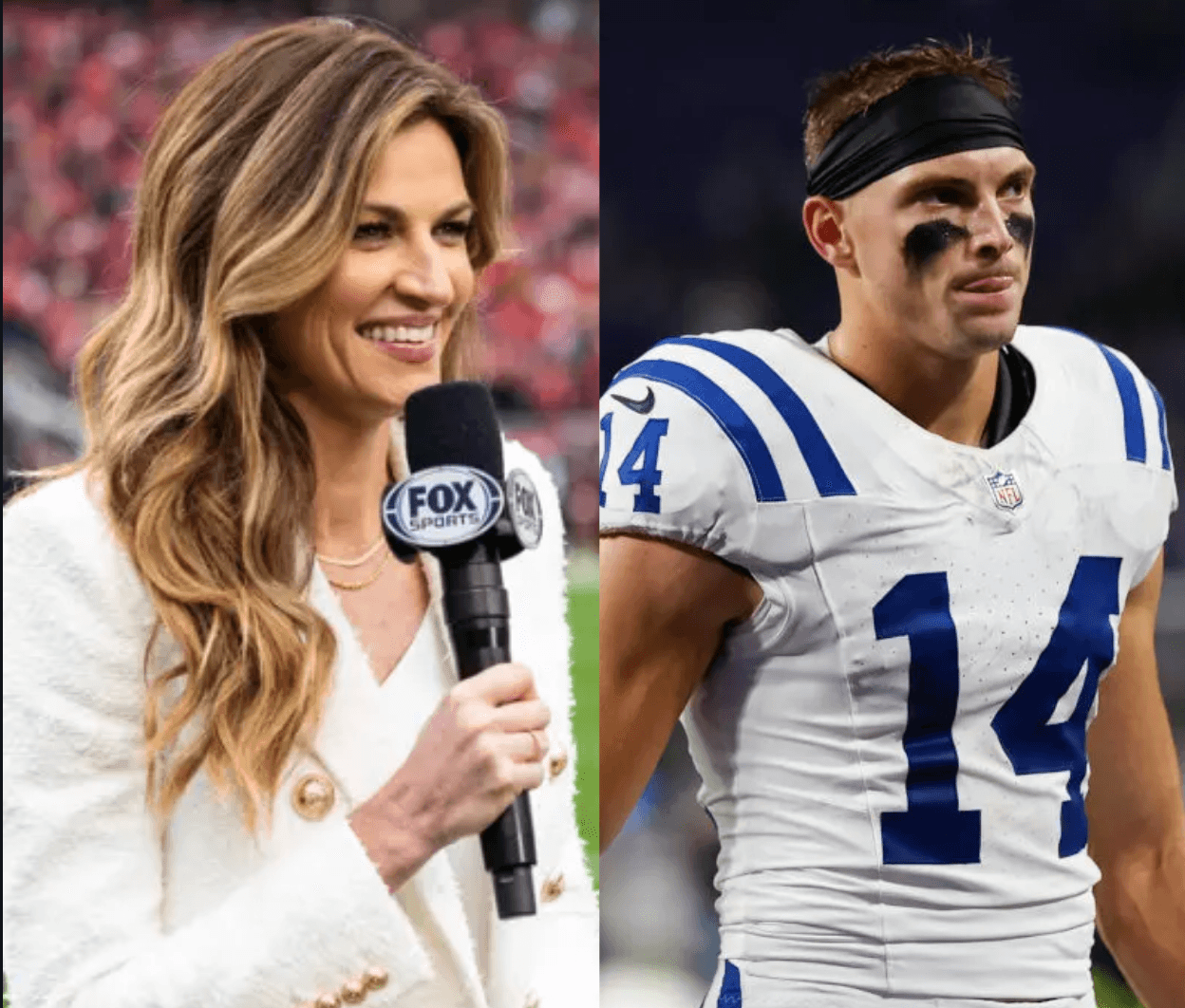 After a Controversial Game, Colts WR Alec Pierce Skips the Press Conference and Runs Straight to FOX NFL’s “Sideline Princess” Erin Andrews — Viral Moment of Protection Amid Postgame Chaos Has the Entire NFL Bowing in Respect