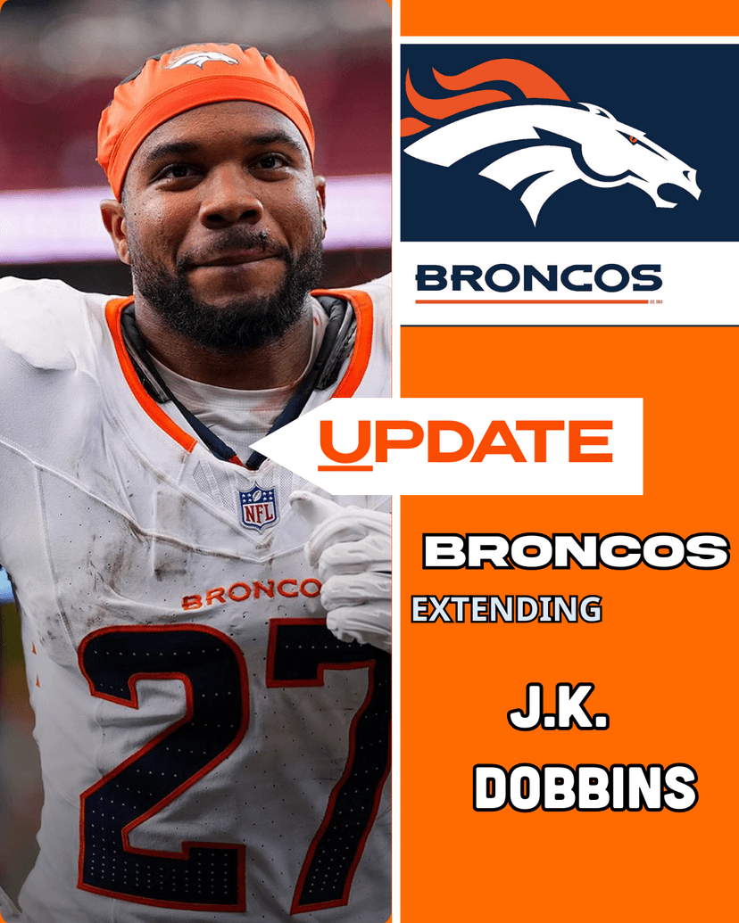 Broncos Extend Contract with J.K. Dobbins with a Record-Breaking Deal, Marking a Major Turnaround for the Roster in the Upcoming Season