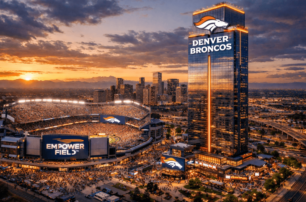 Broncos Announce $1.2 Billion Luxury Tower Project as Denver Prepares for a Dramatic Transformation