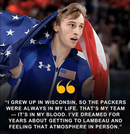 BREAKING: Jordan Stolz Ignites Wisconsin Pride After Revealing Lifelong Love for the Packers