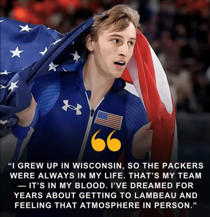 BREAKING: Jordan Stolz Ignites Wisconsin Pride After Revealing Lifelong Love for the Packers