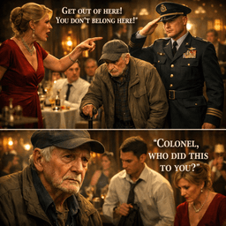 She Publicly Humiliated and Threw Out a Disabled Old Man from a Restaurant… Never Expecting He Was a Retired Colonel