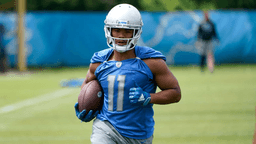 Detroit Lions star returns to practice after an emotional time away with his family