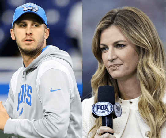 Jared Goff Skips Postgame Press Conference After Lions Game to Protect “Sideline Princess” Erin Andrews — An Emotional Shielding Moment in Front of an Overheated Bears Player That Made the Entire NFL Bow in Respect