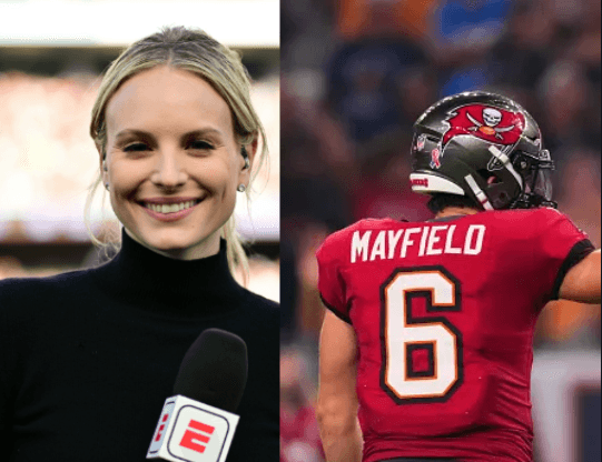 Baker Mayfield Skips Postgame Press Conference After Buccaneers Game to Protect “Sideline Princess” Katie George — An Emotional Shielding Moment in Front of an Overheated Panthers Player That Made the Entire NFL Bow in Respect