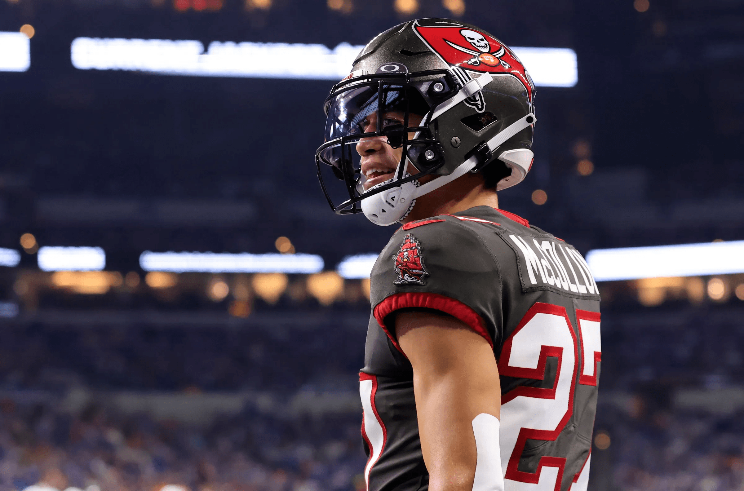 Just one hour after learning the Buccaneers were facing budget constraints, a five-year veteran accepted a pay cut — putting winning above money