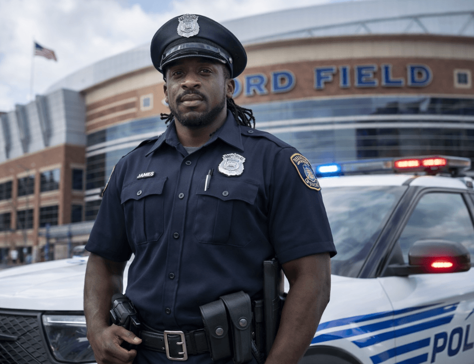 Heart-Warming: Unable to return to Ford Field, a former Lions offensive star chose a different path to “protect Detroit one more time”