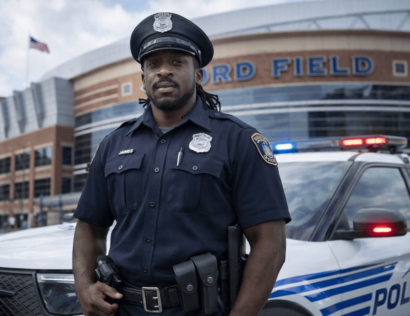 Heart-Warming: Unable to return to Ford Field, a former Lions offensive star chose a different path to “protect Detroit one more time”