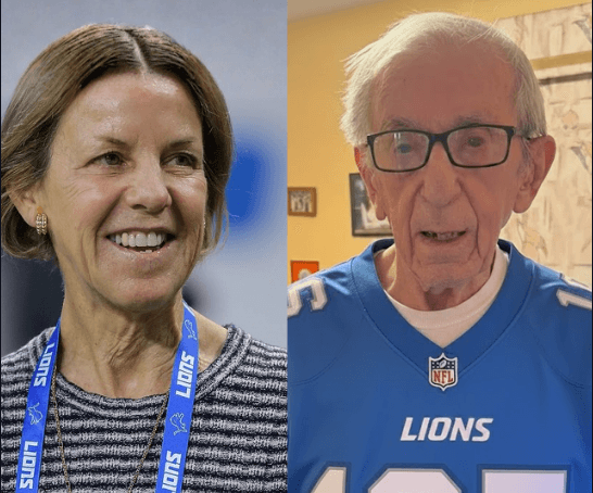 Heartwarming: Sheila Ford Hamp and the Lions Receive Praise for Heartfelt 105th Birthday Gift to 40-Year Fan and WWII Veteran