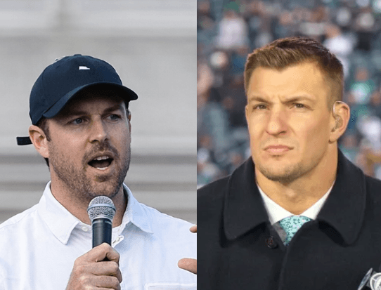 Legend Rob Gronkowski speaks out to defend Drake Maye against comparisons from QB coach Jordan Palmer — and the seven-word message from Drake that followed made the entire NFL bow in respect