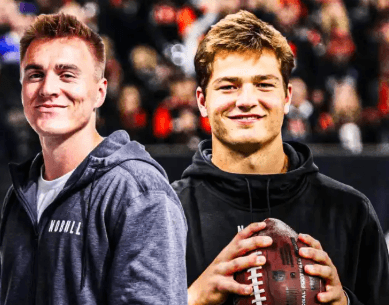 Drake Maye stuns fans of both teams with an emotional tribute to Bo Nix after the AFC Championship