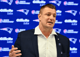 Legend Rob Gronkowski Speaks Out to Defend Drake Maye Against Disrespectful Comments from Troy Aikman About the Patriots’ New Icon on The Rich Eisen Show