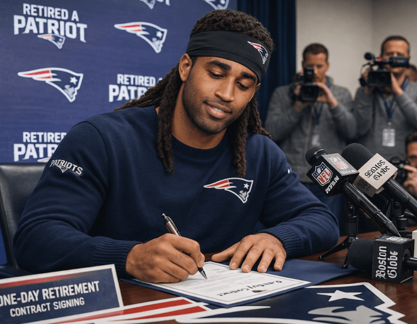 Stephon Gilmore Signs One-Day Contract With New England to Retire at 35, Sends Emotional Farewell to Patriots Nation