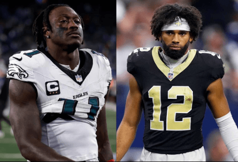 Could the Saints Really Swap Chris Olave for A.J. Brown? ESPN Floats a Bold WR-for-WR Blockbuster