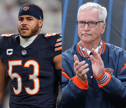 HEARTWARMING : Bears Owner George McCaskey Doesn't Stay to Cheer But Runs After the Cart Taking TJ Edwards to Medical After Early Second-Quarter Injury — Viral Tunnel Video Brings Bears Nation to Tears