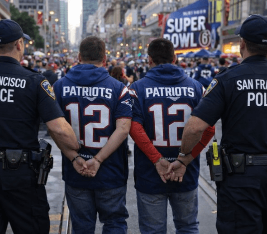 BREAKING: Patriots Fans Arrested After Violent Incident on Teen Seahawks Fan Before Super Bowl Final in San Francisco
