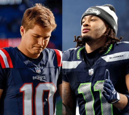 After a dominant 29–13 win, Super Bowl MVP Jaxon Smith-Njigba walks through the confetti to console a tearful Drake Maye — video viral moment honored by the NFL as the most beautiful of Super Bowl LX