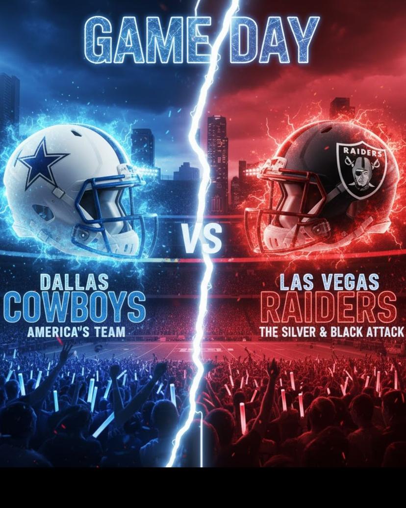 GAME DAY — Dallas Cowboys vs Las Vegas Raiders Week 11