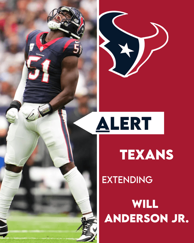 Texans Extend Will Anderson Jr. with a Groundbreaking Record Contract