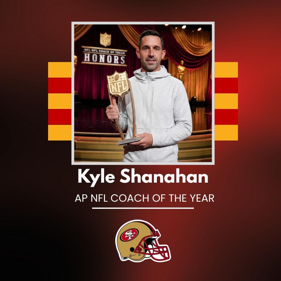 Kyle Shanahan Named AP NFL Coach of the Year 2025 After Guiding 49ers Through Extreme Adversity