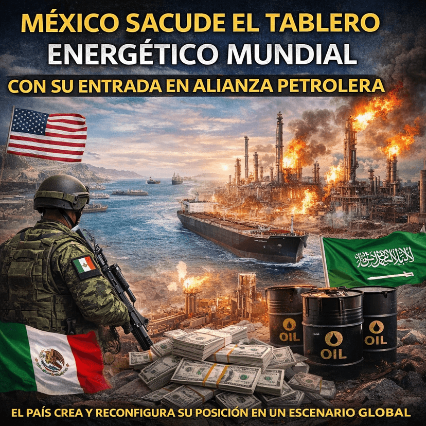 México sacude el tablero energético mundial con su entrada en alianza petrolera