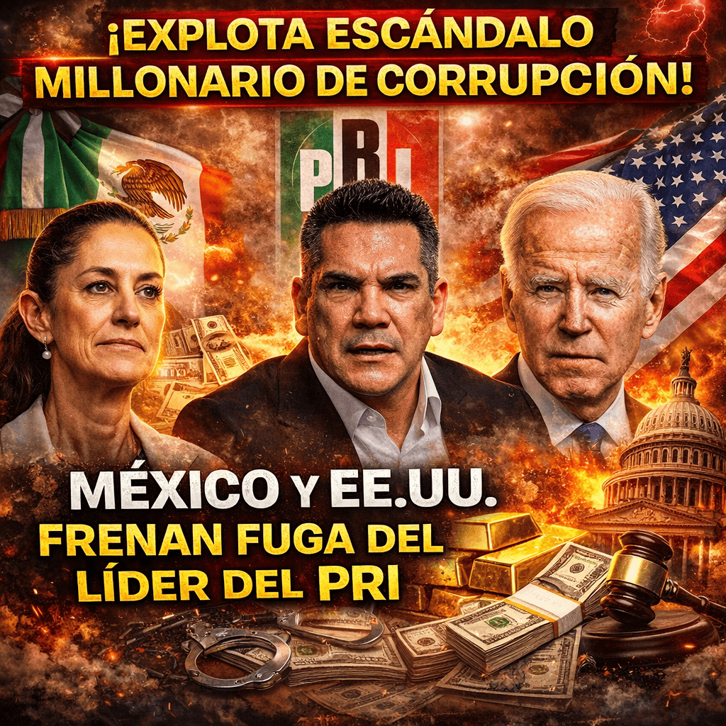 BREAKING: México y EE.UU. frenan fuga de líder del PRI mientras estalla escándalo de corrupción millonaria