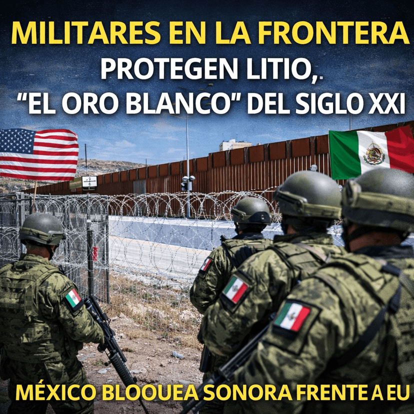 México despliega el ejército en la frontera con EE.UU. para proteger el "oro blanco" del siglo XXI