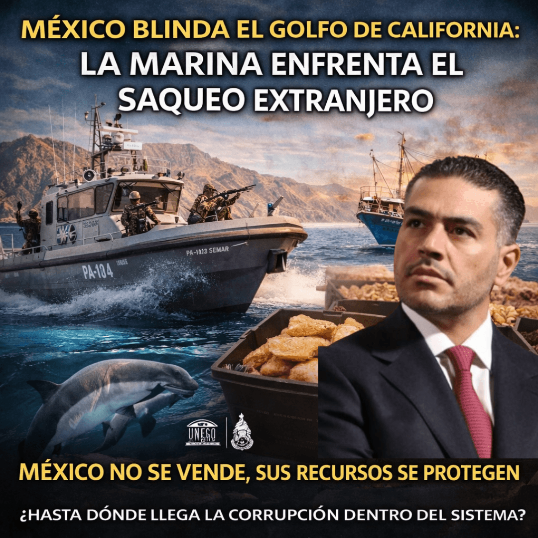México blinda el Golfo de California: la Marina enfrenta el saqueo extranjero
