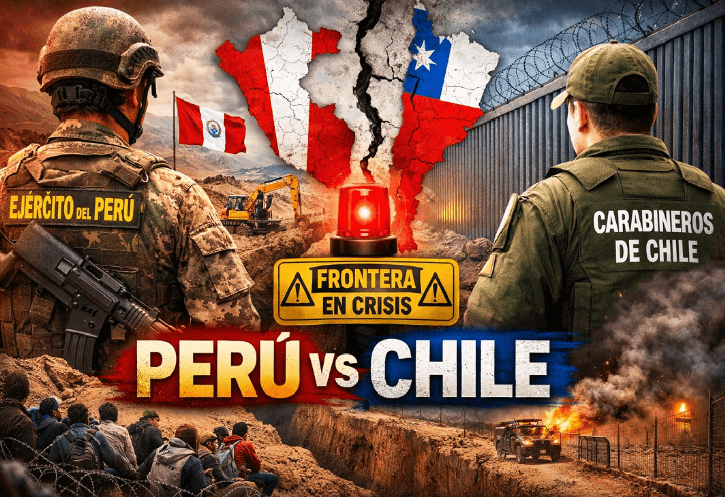 Tensión en la frontera sur: Perú y Chile levantan zanjas y muros ante presión migratoria