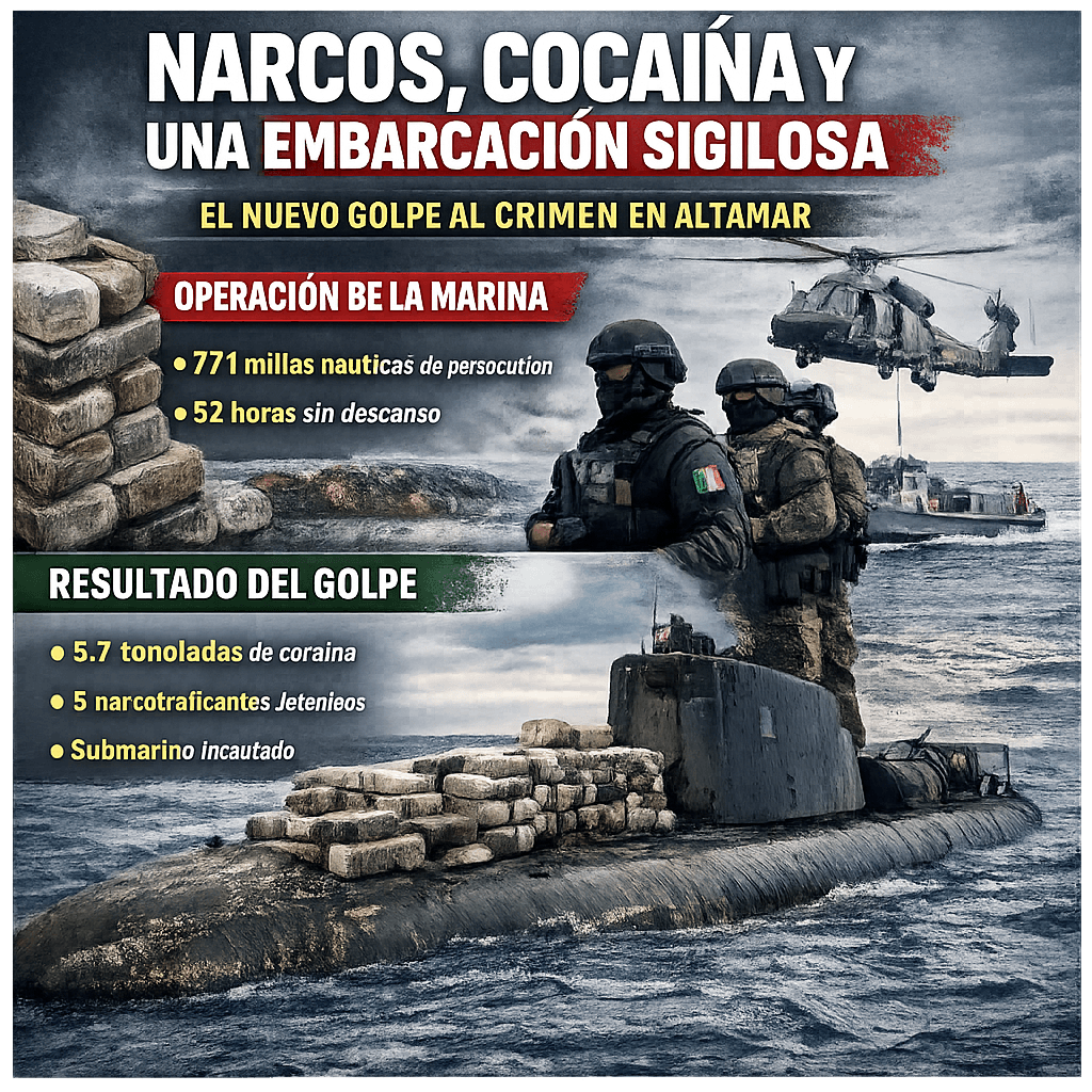 Marina Intercepta Decomiso Más Grande y Demuestra Quién Manda: México