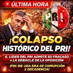 🚨 BREAKING NEWS 🚨: ¡El líder del PRI admite su derrota definitiva! La fallida alianza opositora que intentó frenar la cuarta transformación se estrelló de forma catastrófica