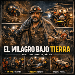 Minero Mexicano rescatado Revela lo que Vio en la mina de Santa Fe y Deja en Shock a Todo el Mundo