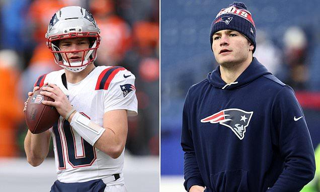 Drake Maye breaks silence on shoulder injury in huge scare for New England  Patriots before Super Bowl | Daily Mail Online