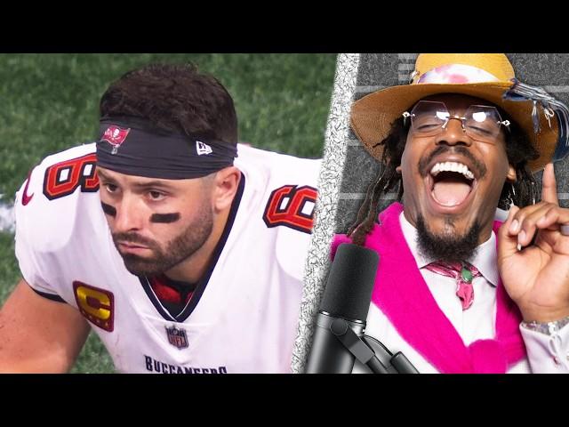 Tom Brady absolutely COOKED Baker Mayfield LIVE & mid game... - YouTube