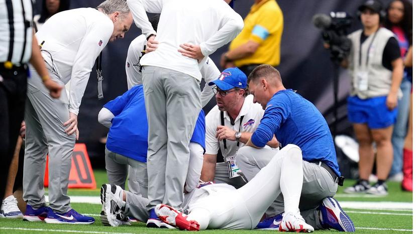 Injury Update: Buffalo Bills' defensive "Steel Wall" star will miss the next game following a serious injury in the game-changing play that secured the Bills' dominant victory.