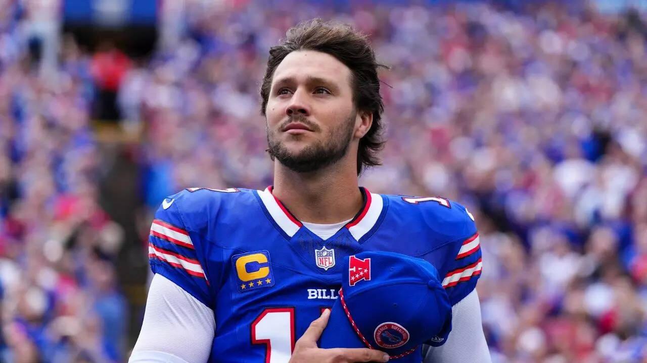 Josh Allen's Bills jersey is getting a special tweak this season that will  make him stand out from his teammates | NFL News - The Times of India