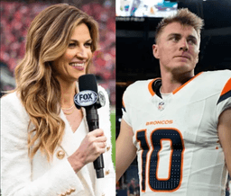 After a Dominant Win Over the Chargers, Bo Nix Skips Press Conference and Runs Straight to FOX NFL’s “Sideline Princess” Erin Andrews — Viral Shielding Moment Has Entire NFL Bowing in Respect