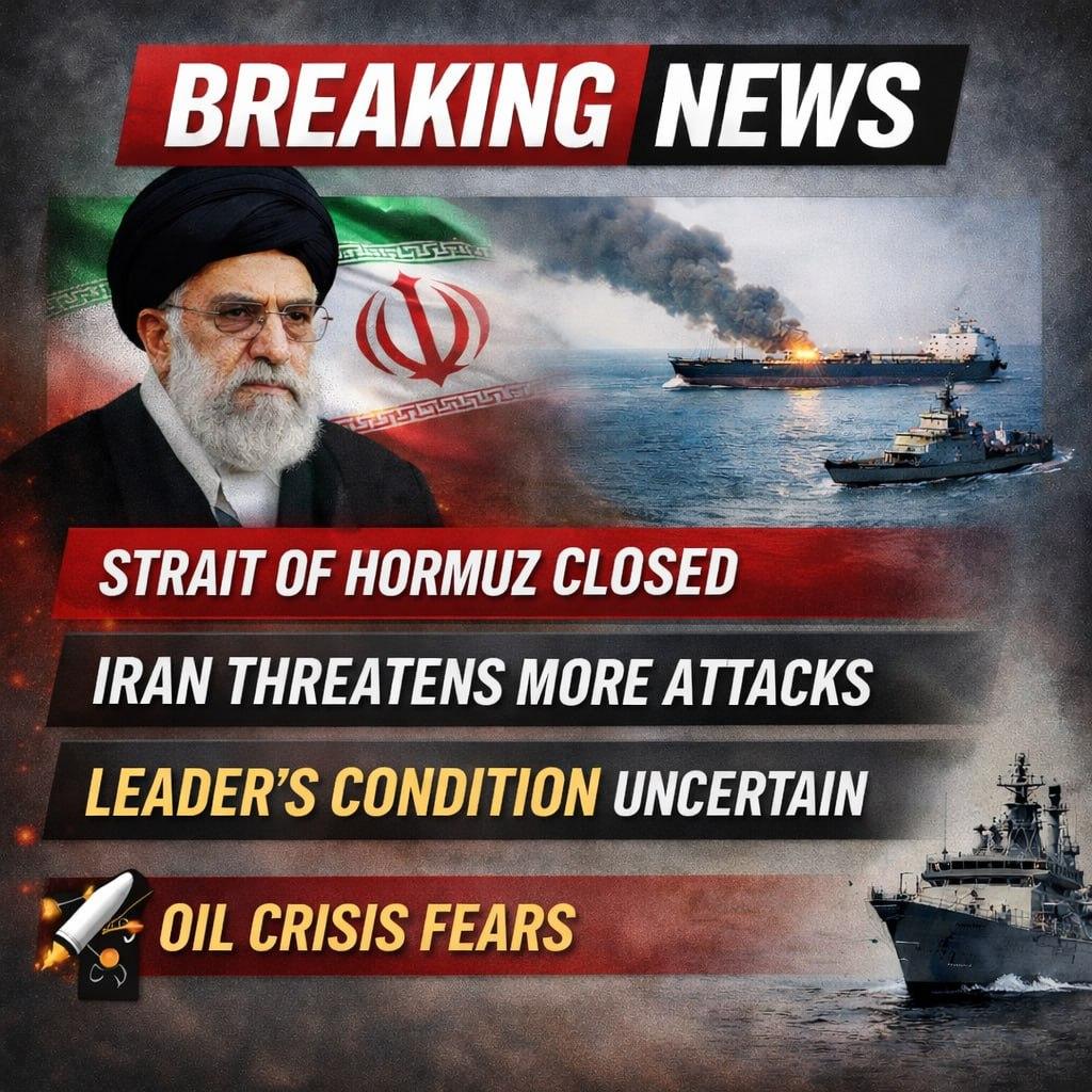 Breaking News: Iran's Supreme Leader Threatens Continued Conflict and Blockage of Strategic Oil Route