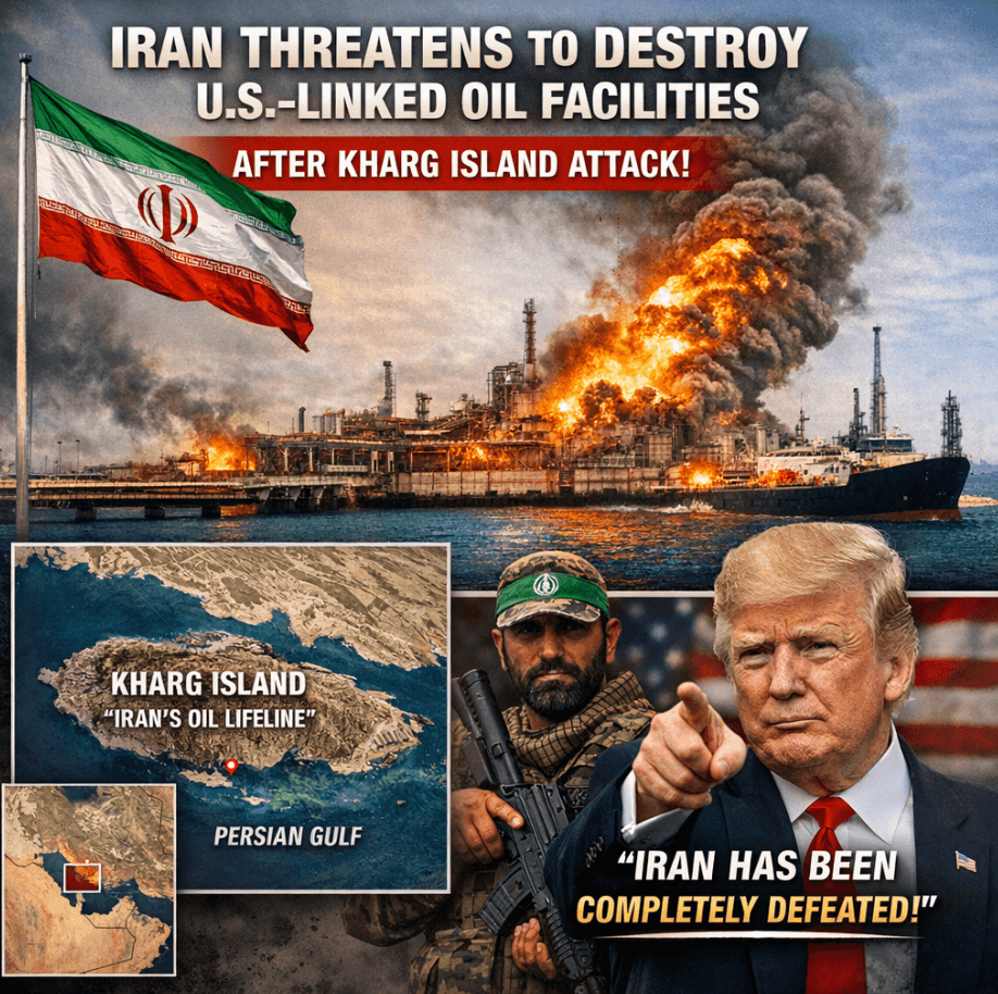Iran Threatens to Destroy Oil Infrastructure Tied to the US After Strategic Island Attack