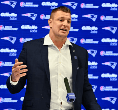 Rob Gronkowski defends Drake Maye after below-par performance against the Chargers — sends a “special gift” as the Patriots win their first playoff game in four years