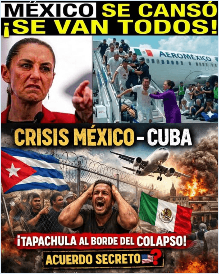Crisis Migratoria Entre México y Cuba se Agrava: Tapachula al Borde del Colapso Social y Económico