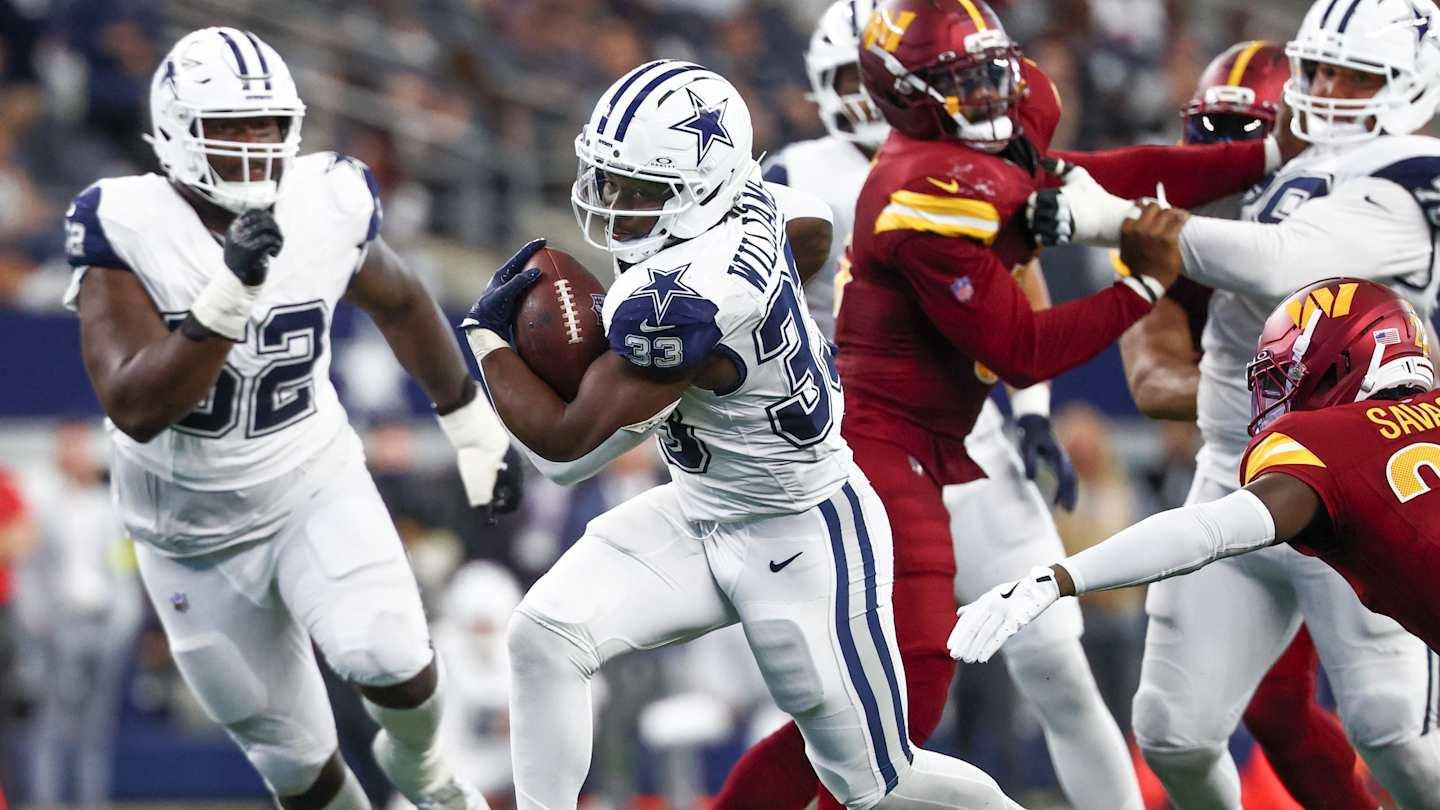 Javonte Williams' historic start to season lands him with Cowboys royalty